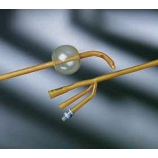 BX/12 CATH FOLEY 3-WAY 2-EYE CONTINUOUS IRRIGATION 5CC 22FR NON RETURNABLE