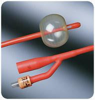BX/12  LUBRICATH COUNCIL 2-WAY SHORT OPEN-TIP 2 OPPOSING EYES FOLEY CATH 16FR 5CC BALLOON