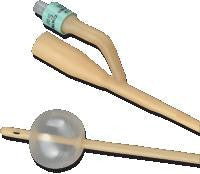 BX/10 2-WAY SILICONE ELASTOMER COATED FOLEY CATHETER, SIZE 14FR 5CC