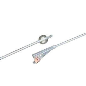 BX/12 LUBRI-SIL 100% SILICONE HYDROGEL COATED FOLEY CATH,2-WAY 22FR,5CC