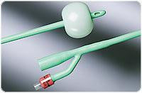 BX/10 SILASTIC 2-WAY SHORT ROUND-TIP 2 OPPOSING EYES FOLEY CATH 20FR 5CC