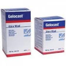 BX/1 GELOCAST ZINC PASTE BANDAGE W/CALAMINE, NON-ADHESIVE, 7.5CM X 9M