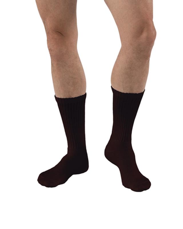 PR/1 JOBST SENSIFOOT DIABETIC SOCK, CREW, 8-15 MMHG, XS, WHITE, CLOSED TOE