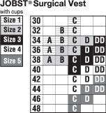 EA/1 JOBST SURGICAL VEST WITHOUT CUPS, SIZE 5, 47 1/8IN-51IN (120CM-130CM)