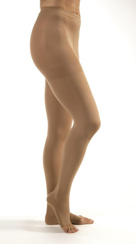 PR/1  JOBST MEDICAL LEG WEAR, UNISEX, WAIST HIGH, 20-30MMHG, SM, BEIGE, OPEN TOE