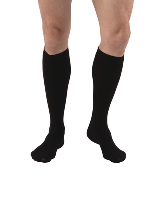 PR/1  JOBST MEDICAL LEG WEAR, UNISEX, KNEE HIGH, 30-40MMHG, SM, BLACK, CLOSED TOE