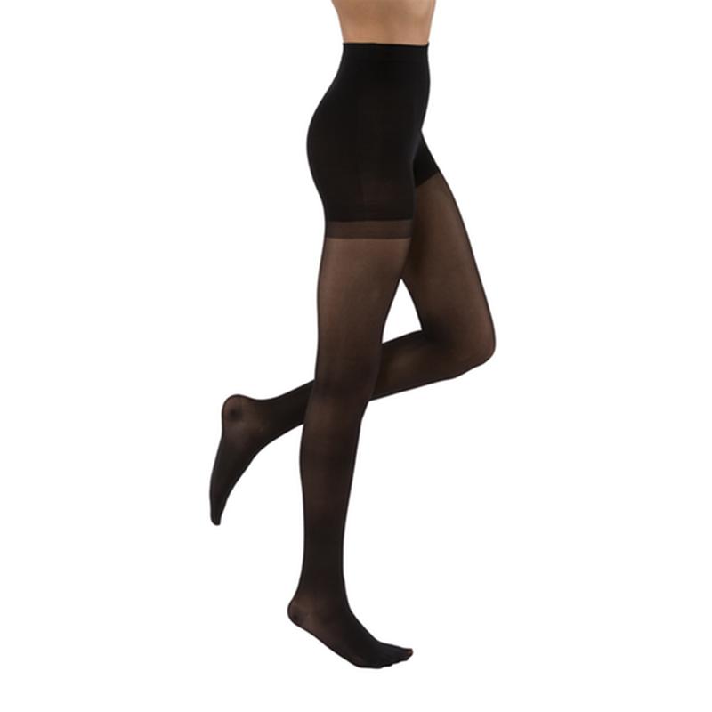 PR/1 JOBST ULTRASHEER, WOMEN, PANTYHOSE, 8-15MMHG, SM, BLACK, CLOSED TOE