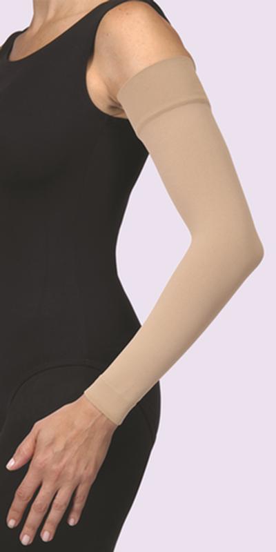 EA/1 JOBST BELLA STRONG READY-TO-WEAR ARMSLEEVE W/SIL BAND, 30-40MMHG, 2 REGULAR, NATURAL