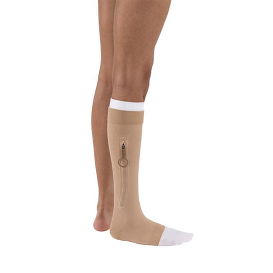 KT/1 JOBST ULCERCARE READY-TO-WEAR  4XL, RIGHT ZIPPER, BEIGE (INCL 1 STOCKING AND 2 LINERS)