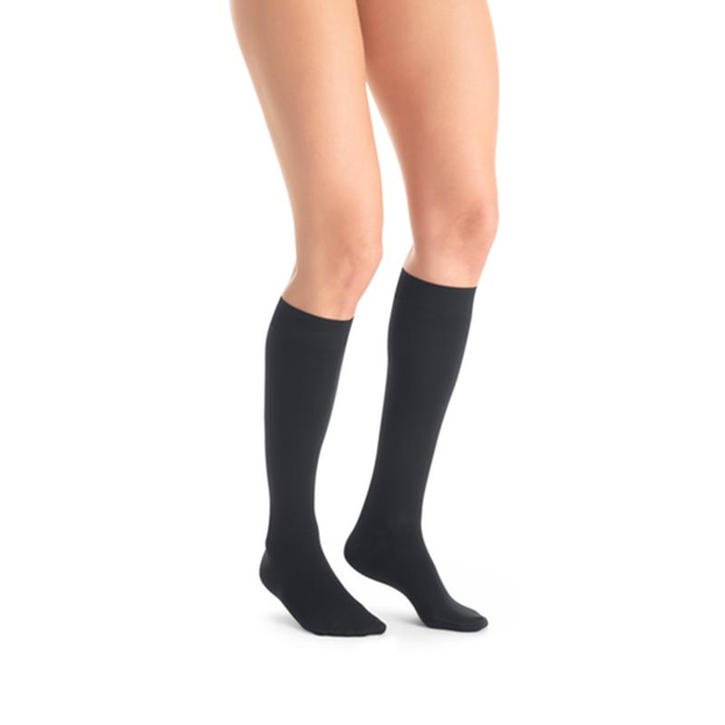 PR/1 JOBST ULTRASHEER WOMEN, KNEE HIGH, 20-30MMHG, MD, ANTHRACITE, CLOSED TOE