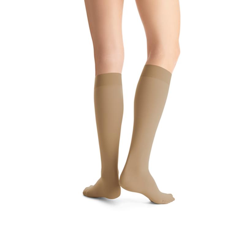 PR/1 JOBST OPAQUE WOMEN, KNEE HIGH, 30-40MMHG, LG, NATURAL, CLOSED TOE