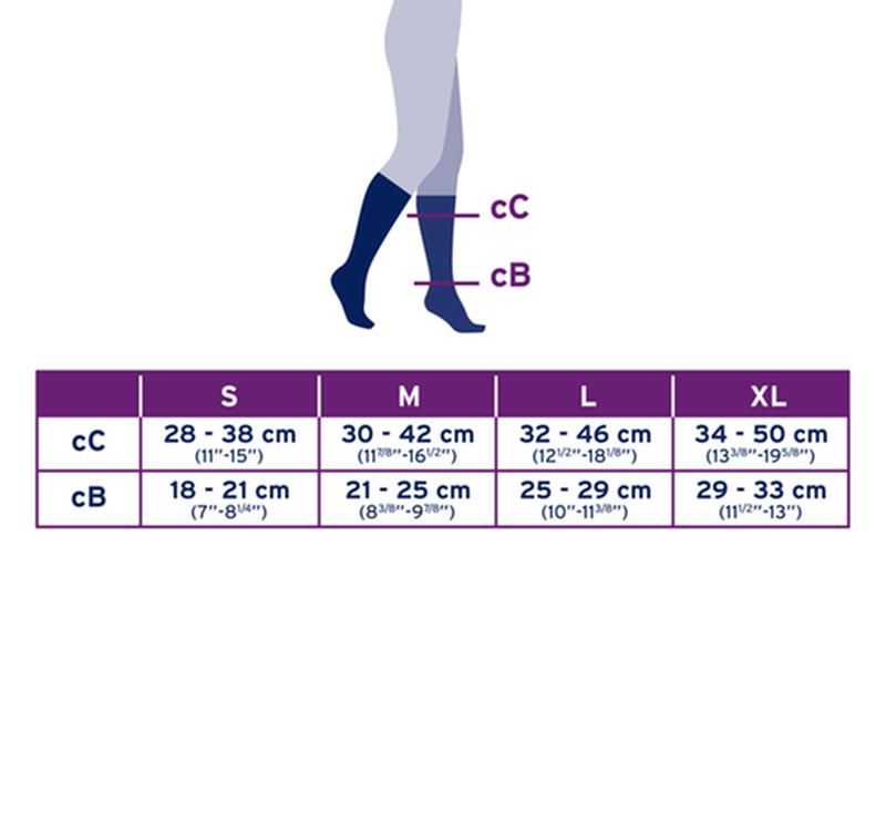 PR/1 JOBST SPORT STOCKING UNISEX, 15-20MMHG, X-LG, PINK/GREY, KNEE-HIGH CLOSED TOE