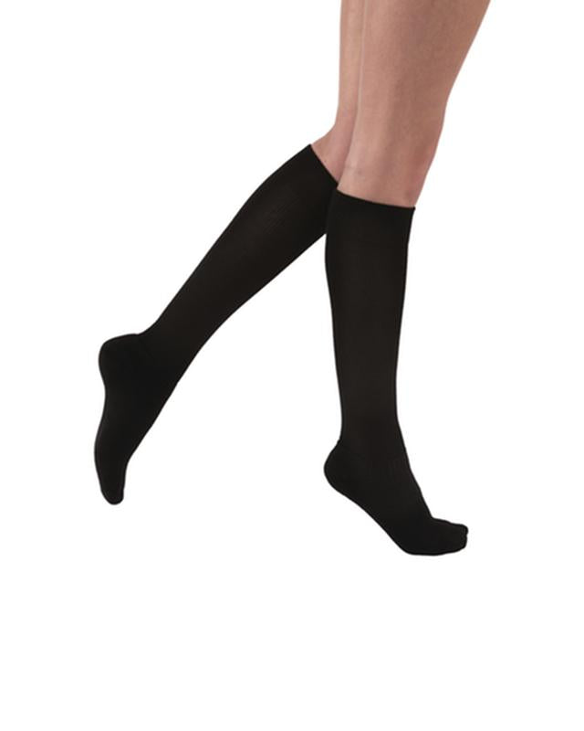 PR/1 JOBST ACTIVEWEAR WOMEN, KNEE HIGH , 30-40MMHG, XL, BLACK, CLOSED TOE