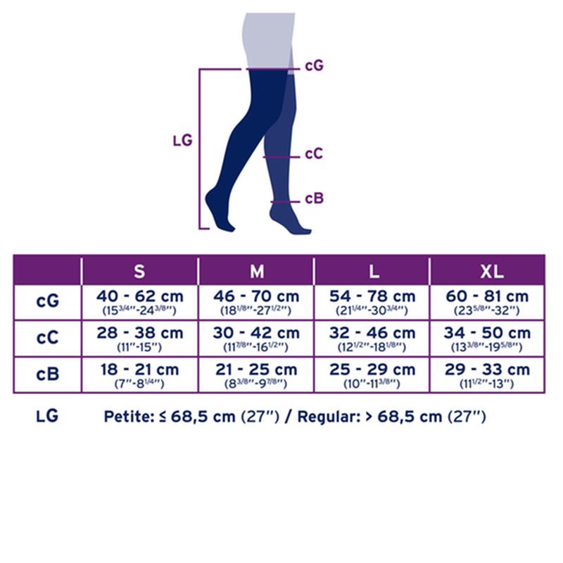 PR/1 JOBST ULTRASHEER WOMEN, THIGH HIGH W/SIL DOT BAND, 30-40MMHG, MD, NATURAL, CLOSED TOE