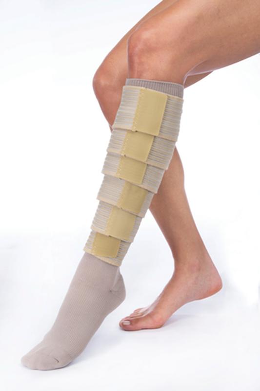 BX/1 JOBST FARROWWRAP CLASSIC READY-TO-WEAR LEGPIECE 30-40 MMHG, MEDIUM TALL, TAN