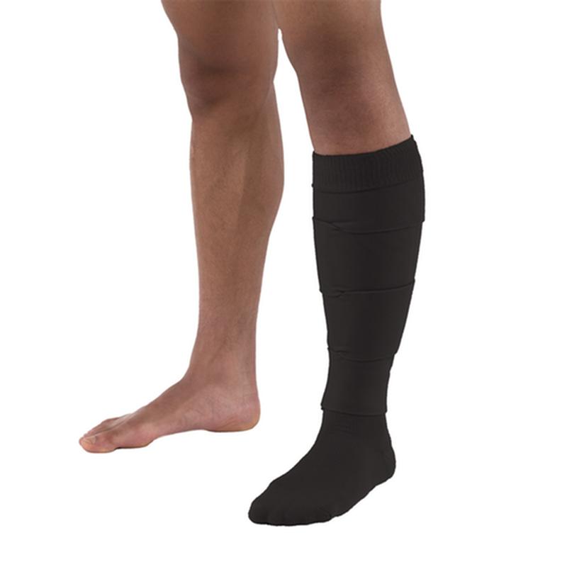 BX/1 JOBST FARROWWRAP 4000 READY-TO-WEAR LEGPIECE 30-40 MMHG, MEDIUM REGULAR, BLACK