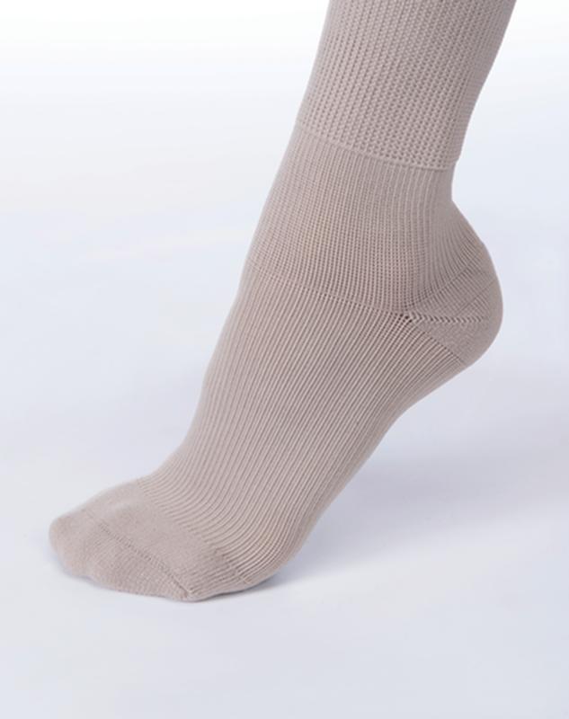BX/1 JOBST FARROWHYBRID ADI READY-TO-WEAR KNEE HIGH LINERFOOT COMPRESSION, 20-30 MMHG, MEDIUM, TAUPE