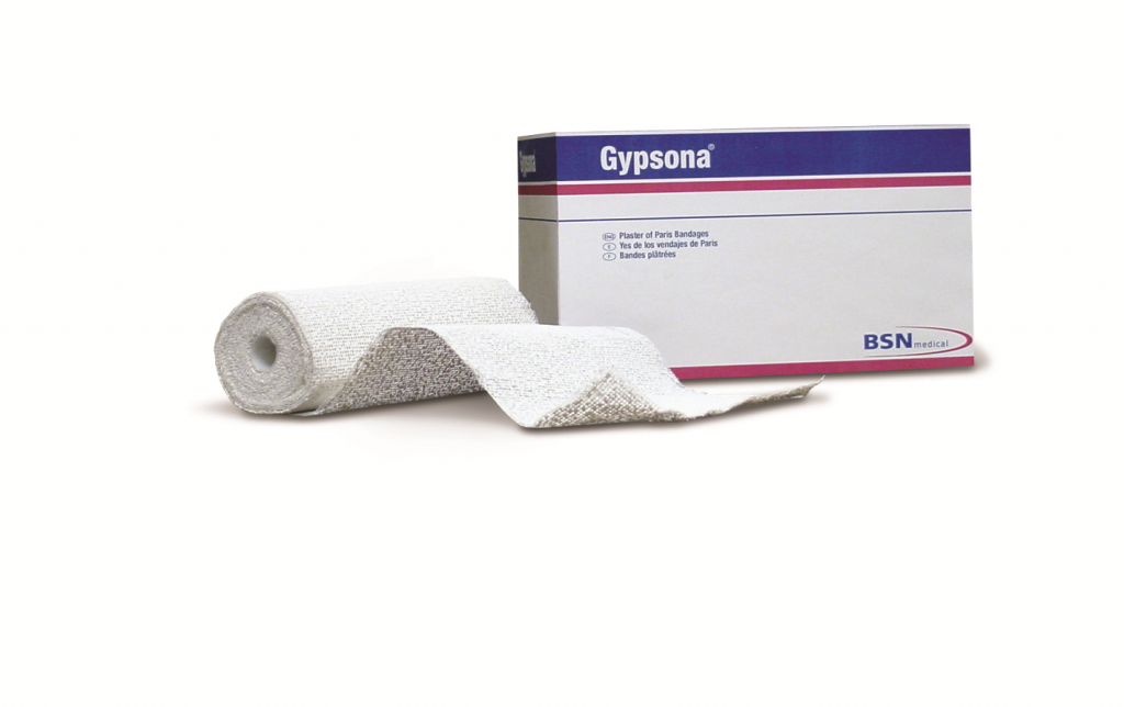BX/12 GYPSONA PLASTER OF PARIS BANDAGE 15CM X 2.7M, FAST SETTING (4 MINUTES)