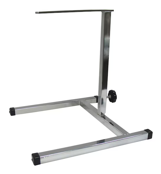 EA/1 ADJUSTABLE CAST STAND W/REUSABLE DRIP PAN 31.8CM X 53.3CM, BASE 25CM X 25CM