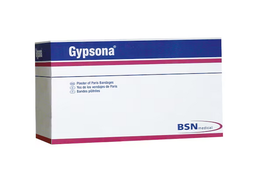 BX/3 GYPSONA PLASTER OF PARIS BANDAGE 90CM X 5.4M, EXTRA FAST SETTING (2 MINUTES)