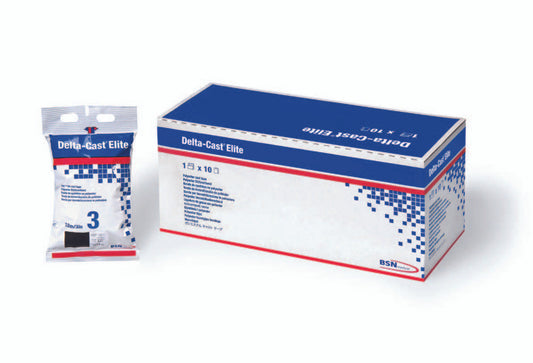 BX/10 DELTA-CAST ELITE POLYESTER CAST TAPE 2.5CM X 1.8M, WHITE