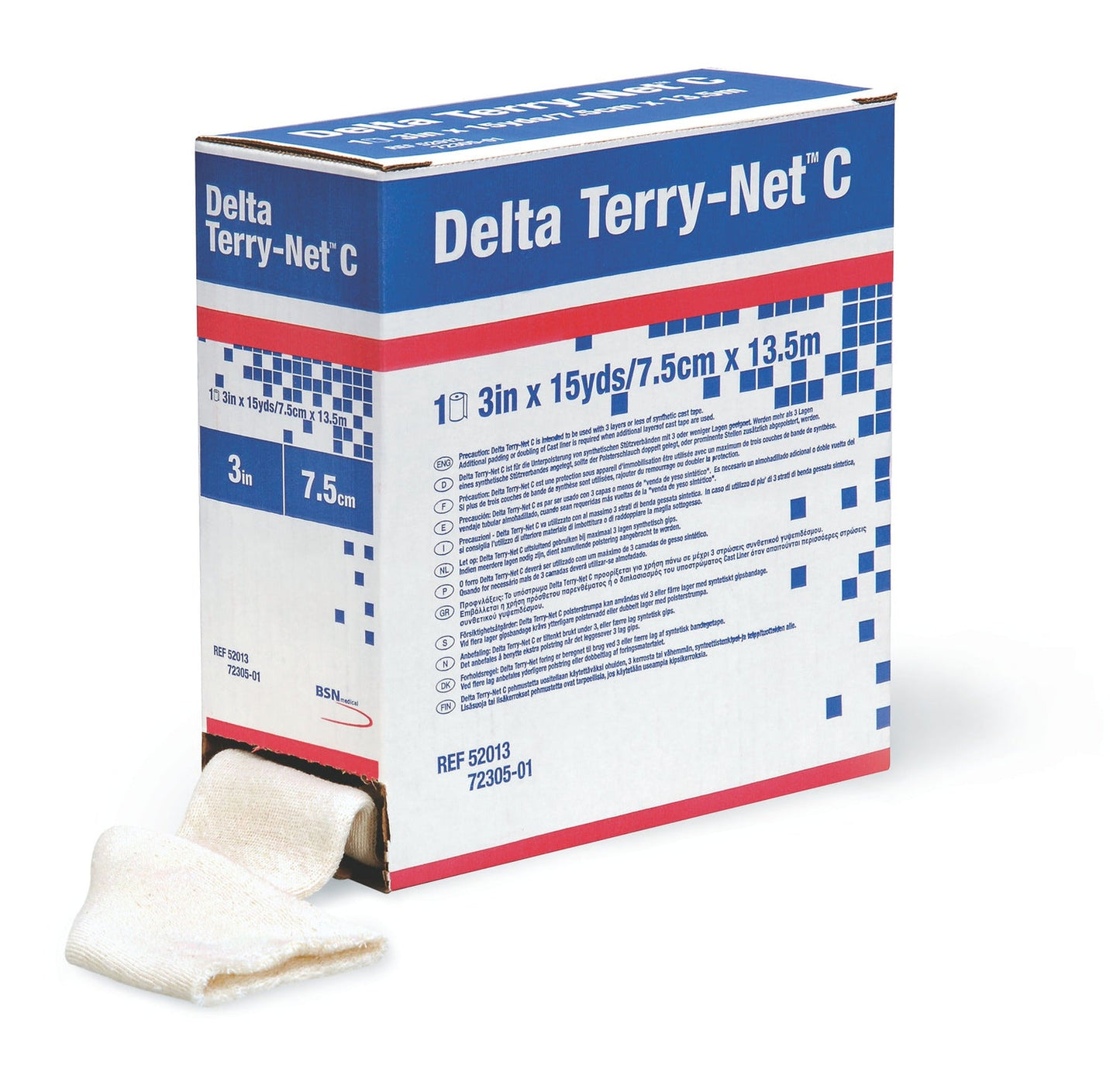 BX/1 DELTA TERRY-NET FELT HOOK AND STRETCH LOOP CLOSURE 5CM X 13.7M