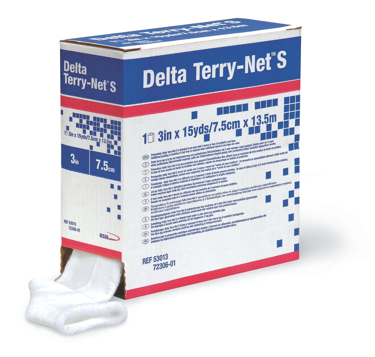 BX/1 DELTA TERRY-NET S SYNTHETIC TERRY CLOTH STOCKINETTE 15CM X 13.5M