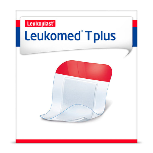 BX/5 LEUKOMED T PLUS WTRPRF ADH TRANSP STERILE DRESSING W/ABS PAD 10CM X 20CM (RETAIL PACK)