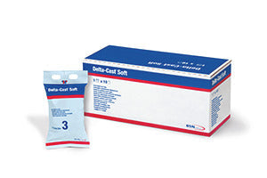 BX/10 DELTA-CAST SOFT POLYESTER SEMI-RIGID CAST TAPE 5CM X 3.6M, WHITE