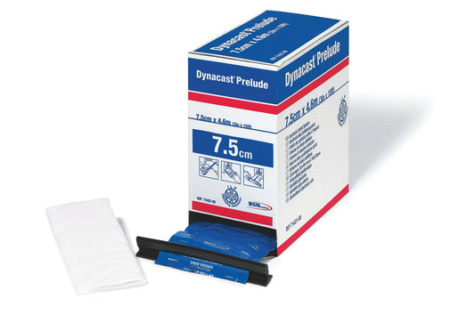 BX/10 DYNACAST PRELUDE SOLO UNPADDED PRE-CUT SPLINTS 7.5CM X 87CM