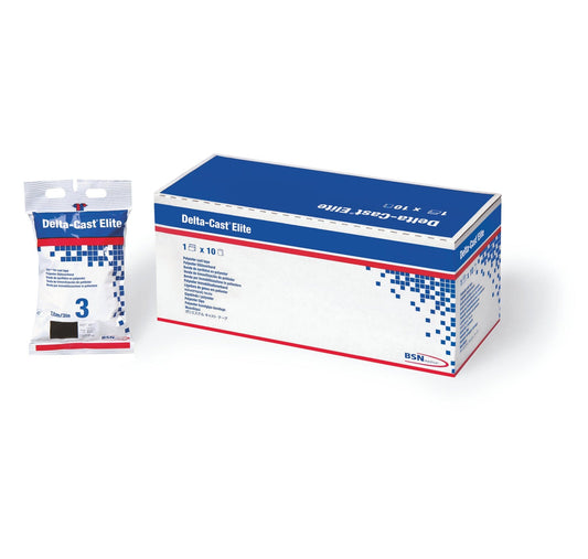 BX/10 DELTA-CAST ELITE POLYESTER CAST TAPE 7.5CM X 3.6M, MIXED COLORS