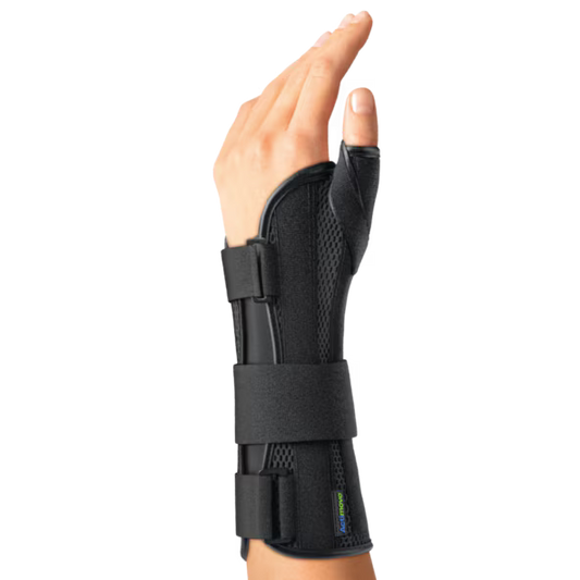 EA/1 ACTIMOVE MANUS FORTE PLUS WRIST THUMB BRACE LG-XL, LEFT , BLACK