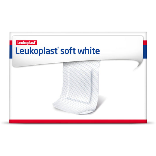 BX/1 LEUKOPLAST SOFT WHITE DRESSING ROLL 4cm X 5m