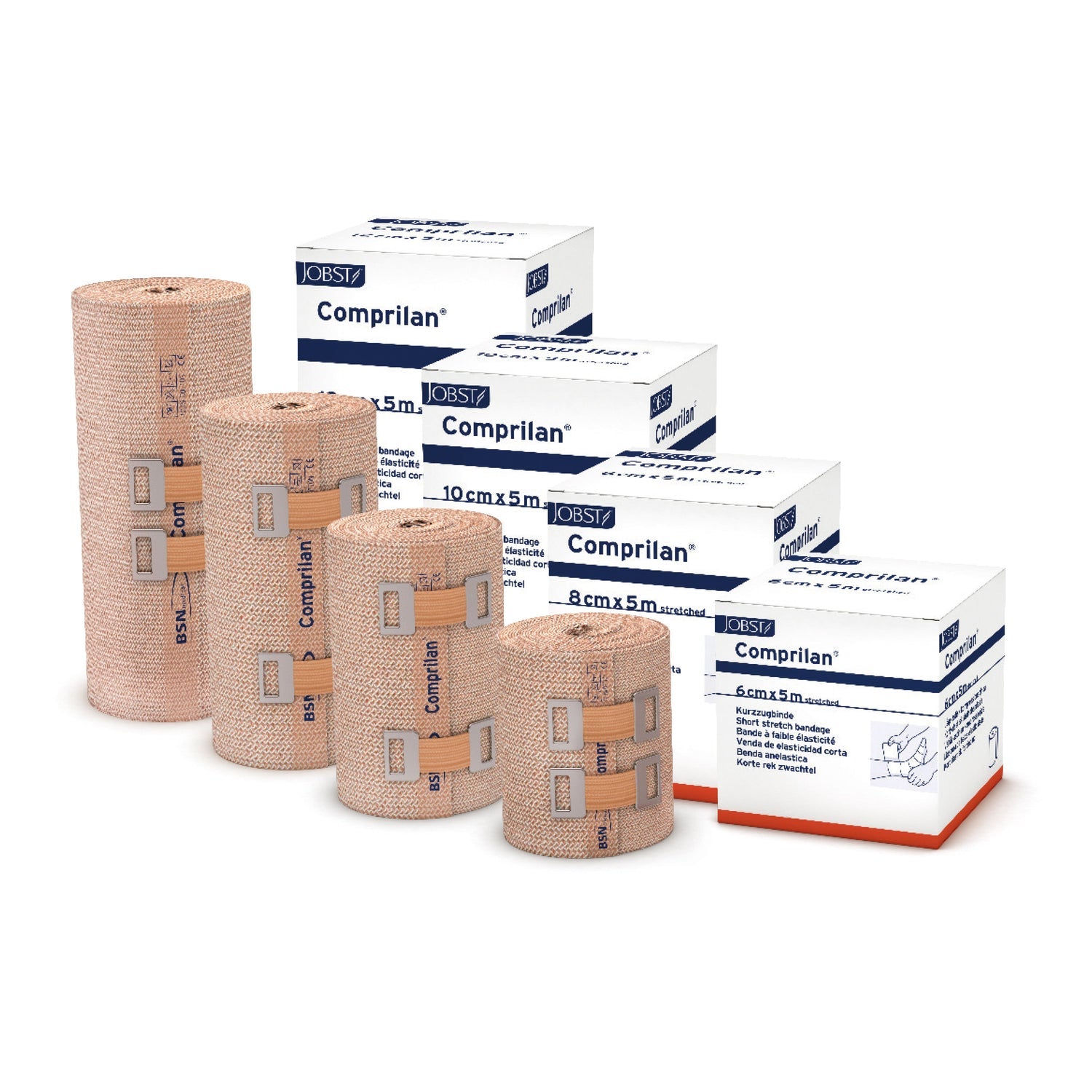 BX/1 COMPRILAN SHORT STRETCH COMPRESSION BANDAGE 10CM X 10M