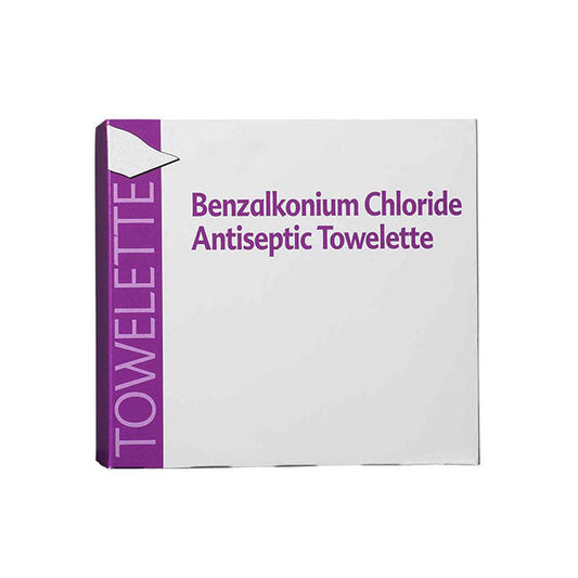 BX/100 BZK ANTISEPTIC TOWELETTE 8" X 5"