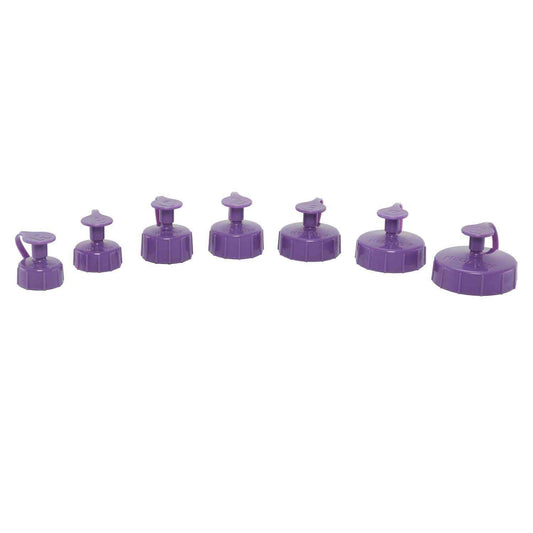 ENFit Pharm Cap, NonSterile, Purple - Box of 25