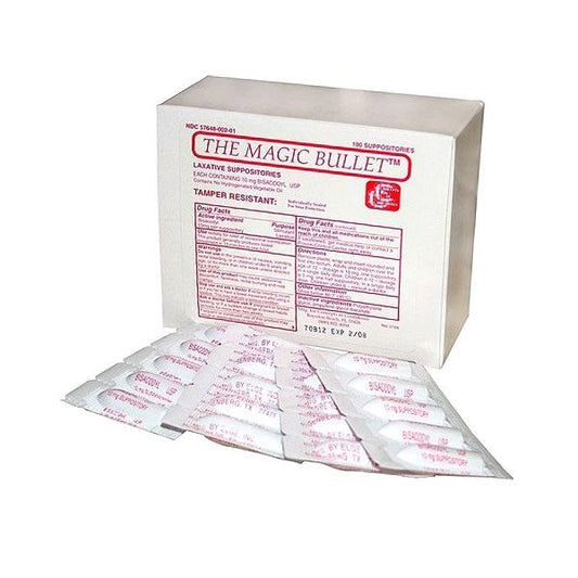 (CS12) BX/100 MAGIC BULLET SUPPOSITORY(NON_RETURNABLE)