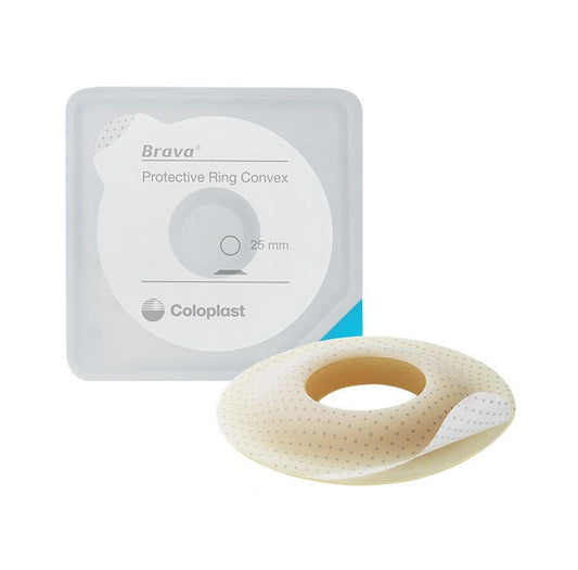 BX/10 BRAVA PROTECTIVE RING CONVEX 20/60mm 6.6mm FOR FLUSH & RETRACTED STOMAS