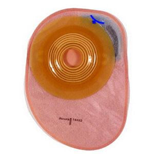Assura® One-Piece Closed Pouch, Opaque 7" (18cm), Convex Light, Stoma Opening 1" (25mm) - Box of 10