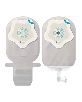 SenSura Mio Kids One-Piece Urostomy Pouch, Transparent, Stoma Opening 3/8" - 1-3/8" (10mm - 35mm) - Box of 10