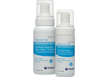 (CS12) EA/1 BEDSIDE-CARE SCENTED NO-RINSE FOAM CLEANER, SIZE 240ML BOTTLE