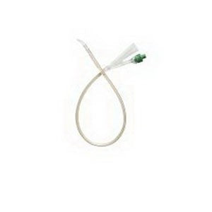 BX/5 FOLYSIL 100% SILICONE TIEMANN COUDE CATHETER, 2-WAY, 12FR, 10CC