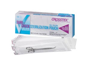 BX/200 QUALA SELF SEALING STERILIZATION POUCH, 5.25IN X 10IN.