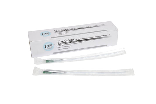 Cure Catheter™ Hydrophilic Intermittent Urinary Catheter for Males - Box of 30