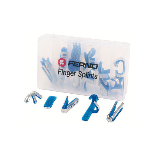 PK/48 FINGER SPLINT SET, ASSORTED, ALUMINUM FOAM