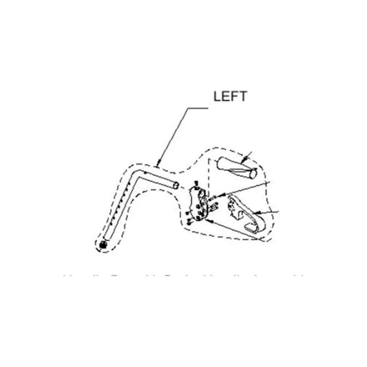 EA/1 HANDLE BAR-RIGHT,HUGO A -FRAME