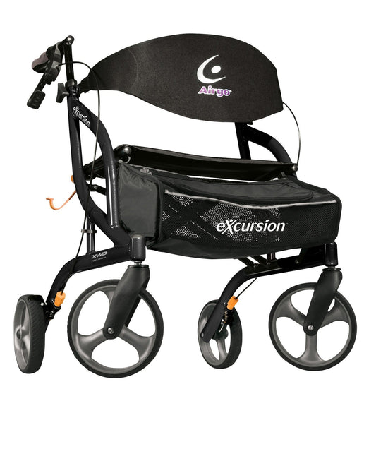 EA/1 AIRGO EXCURSION XWD LIGHTWEIGHT SIDE FOLD ROLLATOR.