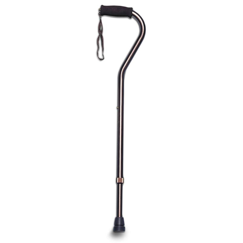 Adjustable Offset Handle Cane with Foam Grip - 1 Each
