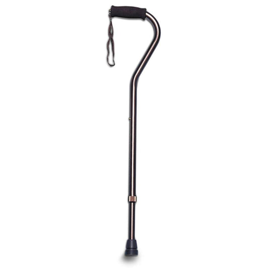 Adjustable Offset Handle Cane with Foam Grip - 1 Each