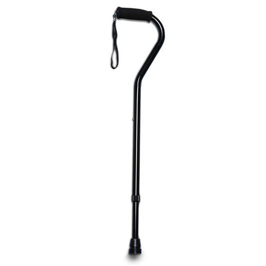 Adjustable Offset Handle Cane with Foam Grip - 1 Each